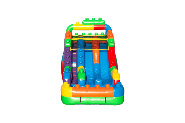15 Ft Mega Blocks Water Slide  2 lines - Image 3